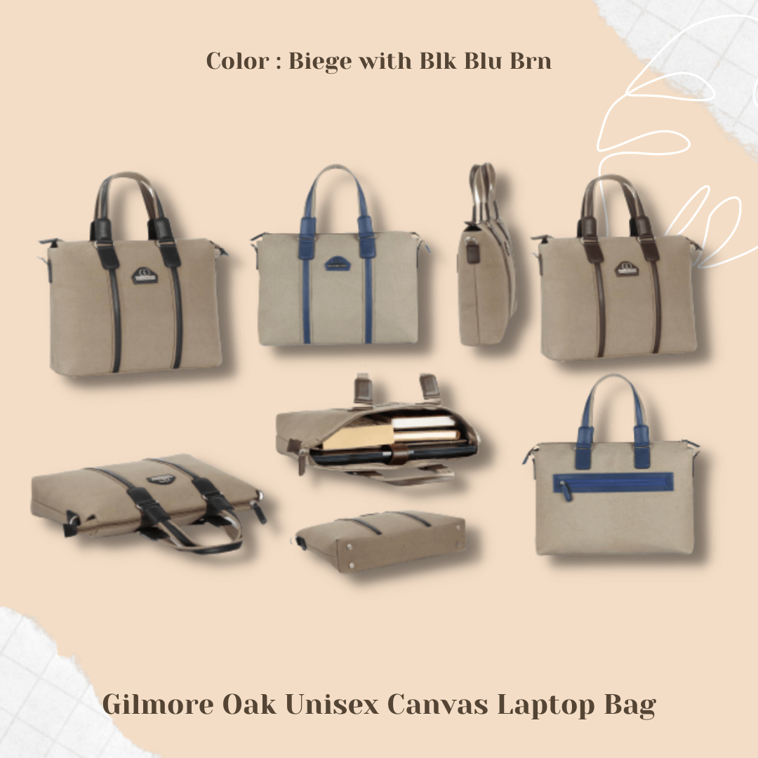 Gilmore Oak Unisex Canvas Laptop Bag (2)